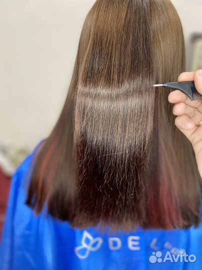 Кератиновое выпрямление волос на дому