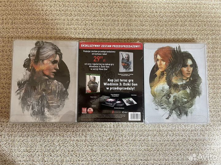 Стилбуки по игре ведьмак (steelbook ) witcher