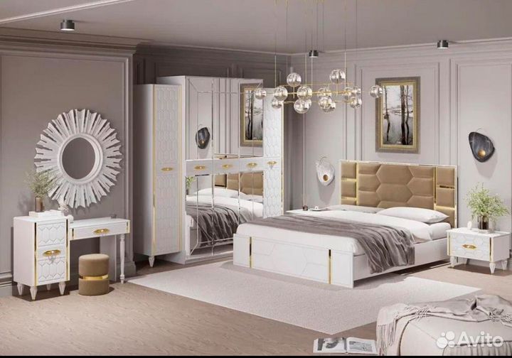 Спальня диван кровать v-6076