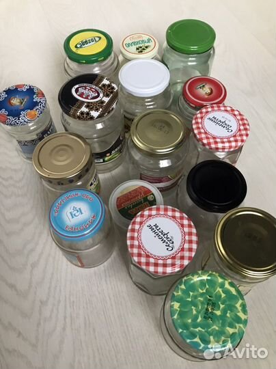 Банки стеклянные разные