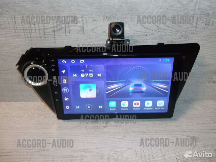 Магнитола 2DIN Kia Rio 3 Android с камерой