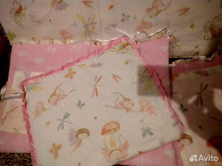 Бортики в детскую кроватку