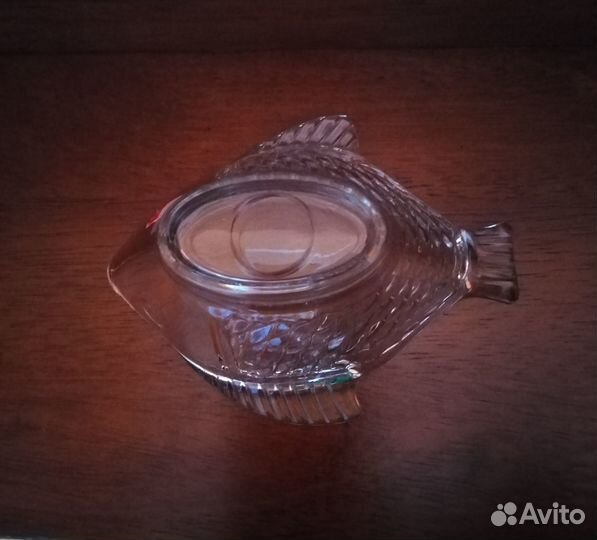 Икорница стеклянная