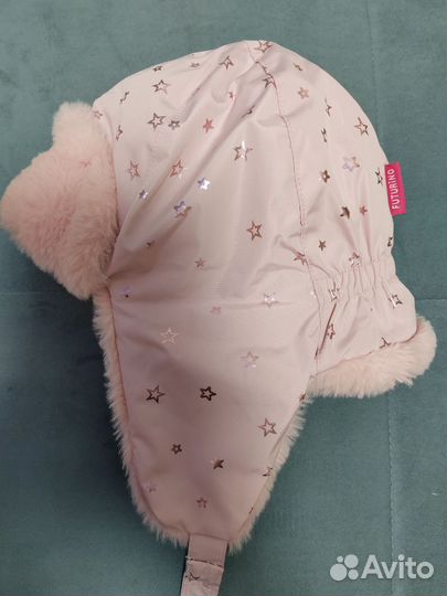 Шапка ушанка для девочки 46-50