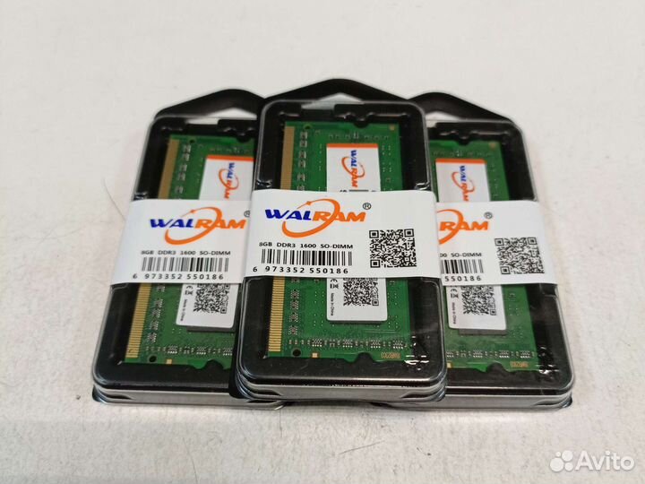 Память для ноутбука ddr3, so-dimm 8Гб
