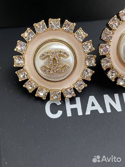 Серьги Chanel оригинал