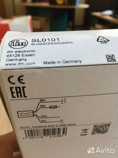 Датчик потока воздуха IFM Electronic SL0101