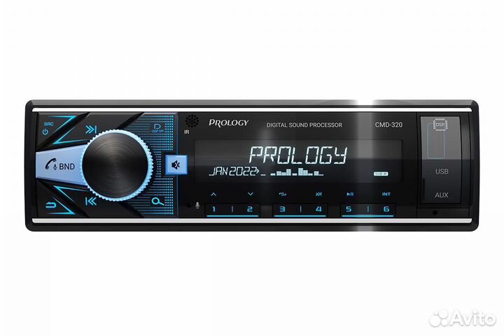 Автомагнитола Prology CMD-320 c Bluetooth/DSP