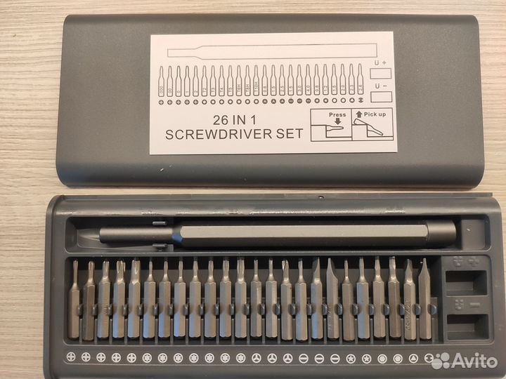 Набор отверток 26 шт бит для точных работ