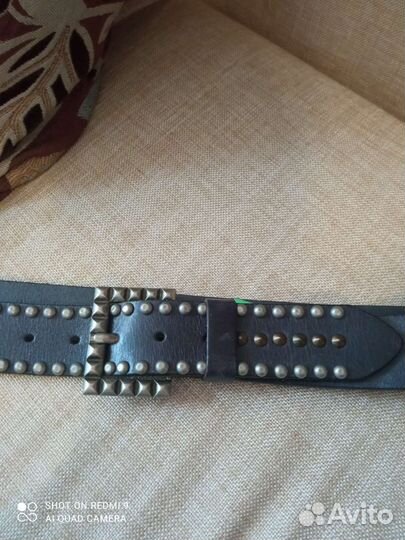 Мужской кожаный ремень