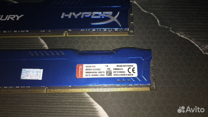 Hyperx fury ddr3 1866 4гб