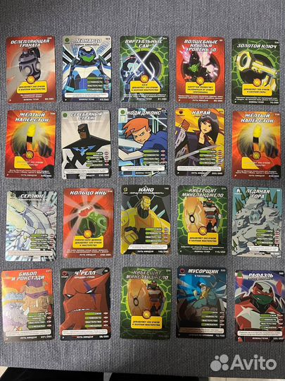 Коллекционные карты черепашки-ниндзя