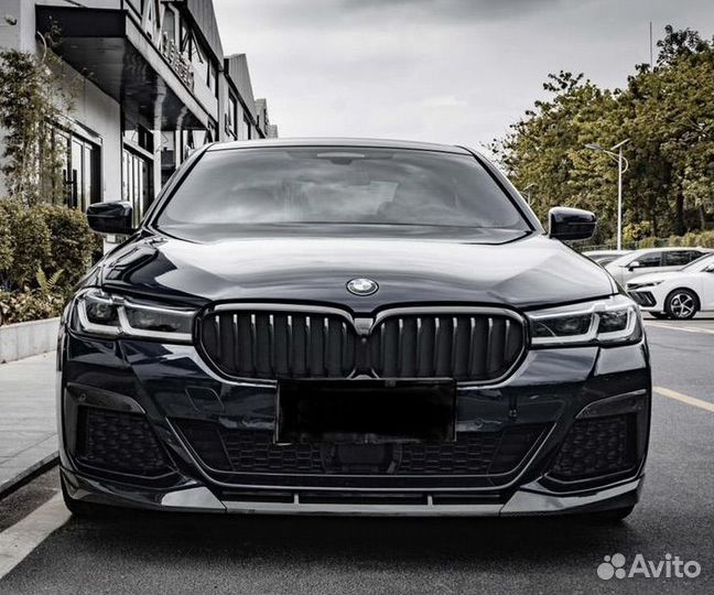 Передняя губа BMW 5 G30 карбон M performarmance