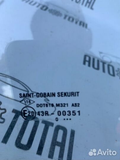 Стекло двери заднее правое Renault Sandero 1