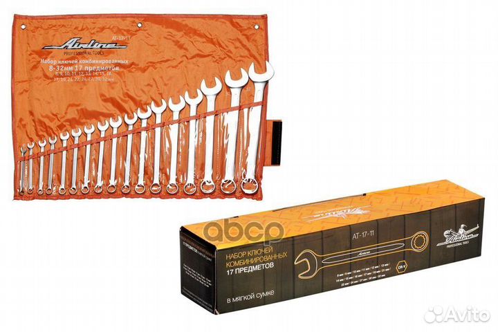 Набор Ключей Комбинир. 17 Предм. (8,9,10,11,12