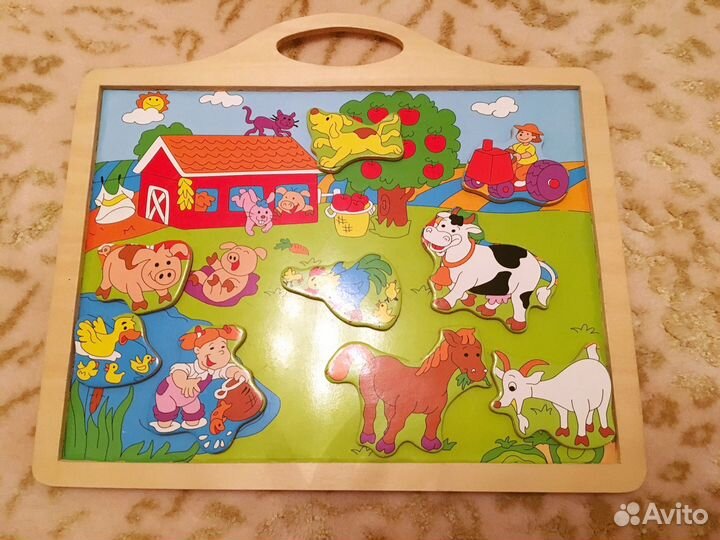 Развивающие деревянные игрушки