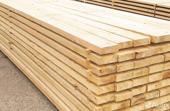 Доска обрезная 40*150*6000 мм