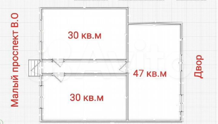 Торговая площадь, 30 м²