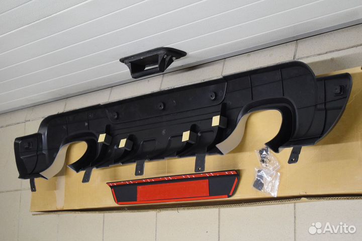 KIA Sportage 2005-2008г. Защита заднего бампера