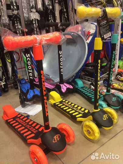 Самокат для взрослых и детей