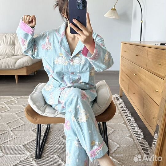 Пижама женская фланелевая новая