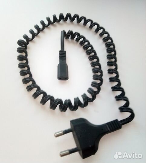 Витой сетевой шнур кабель провод с вилкой для элек