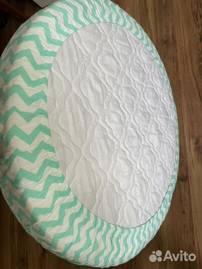 Матрас детский круглый 75*75