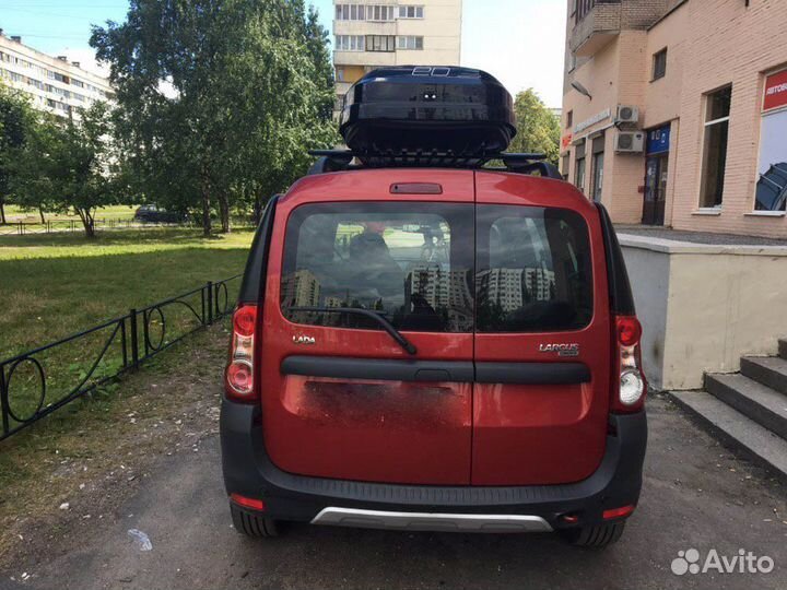 Автобокс ED Магнум 580 л на LADA Largus