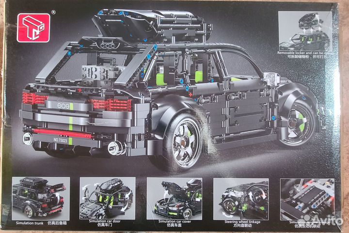 Конструктор аналог lego technic audi rs6