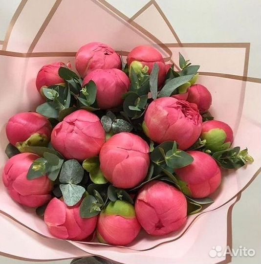 Пионы Розы Доставка