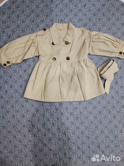 Тренч для девочки 86-92
