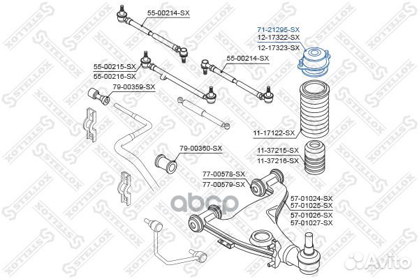 71-21295-SX опора амортизатора переднего MB W1