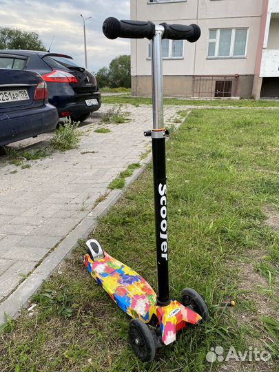 Самокат 3х колесный