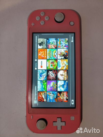 Портативная игровая приставка nintendo switch lite