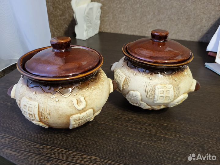 Кокотница, горшок для запекания керамический