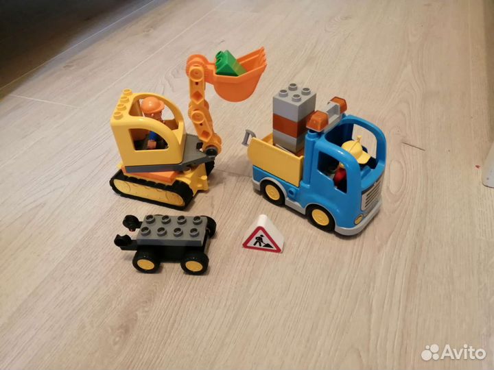 Lego duplo экскаватор