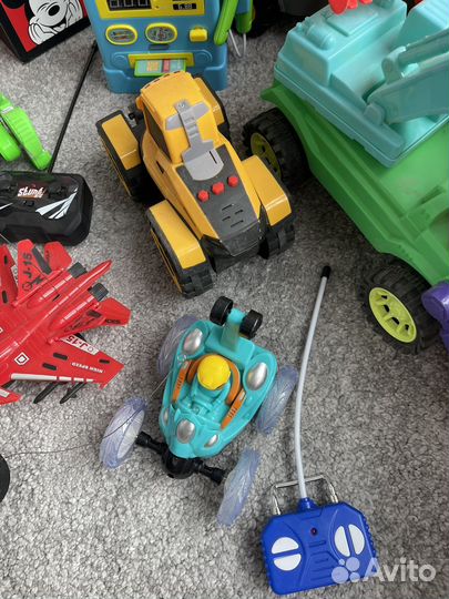 Машинки на пульте управления, игрушки пакетом