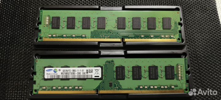 Оперативная память DDR 3 комплект 8 gb Samsung