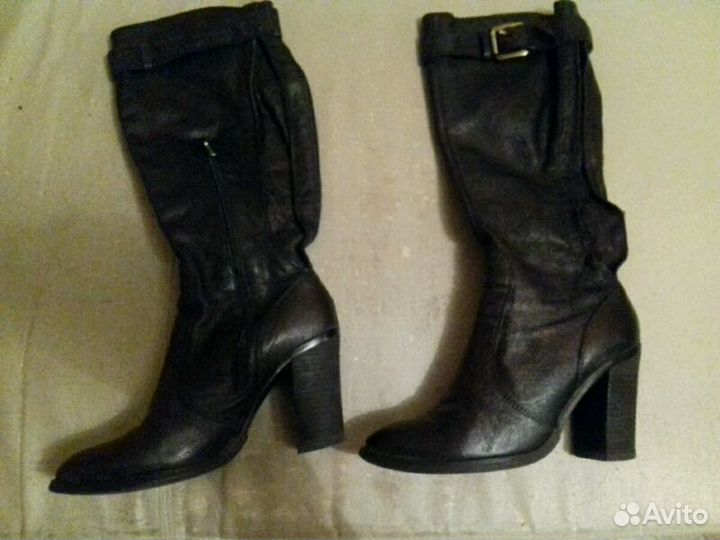 Сапоги кожа