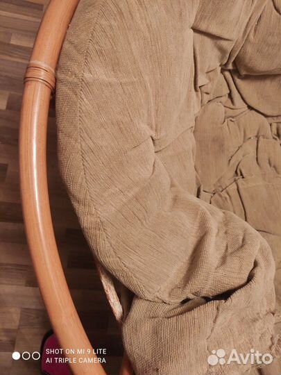 Кресло из ротанга папасан