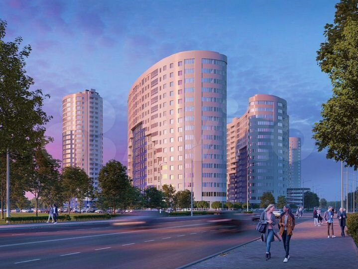 1-к. квартира, 35,4 м², 7/19 эт.