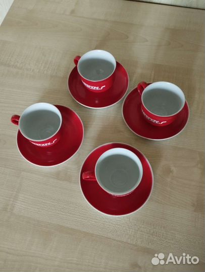 Кофейный набор на 4 персоны, 8 предметов, новый