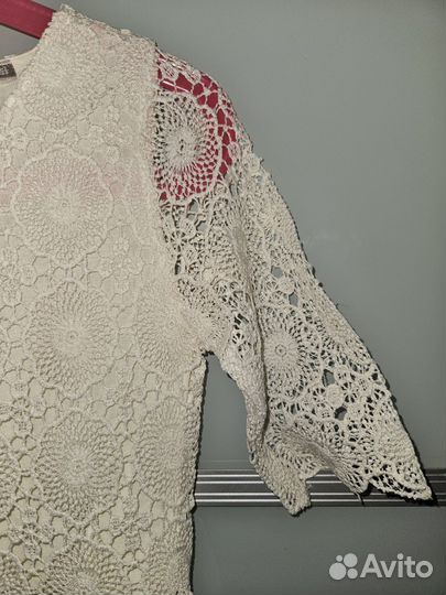 Кружевное платье для девочки 122