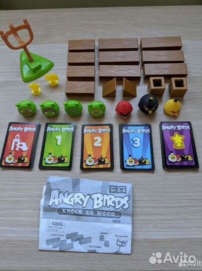 Angry Birds настольные игры 2 шт