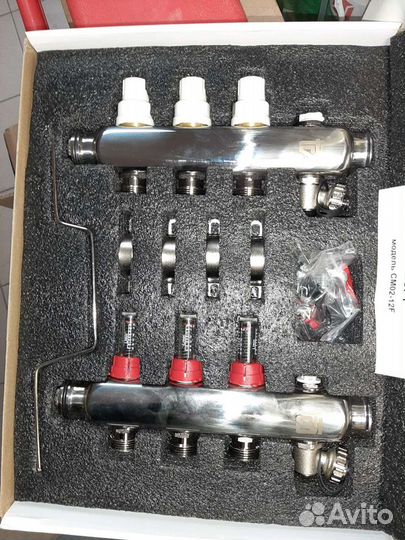 Коллектор для теплого пола на 3 контура