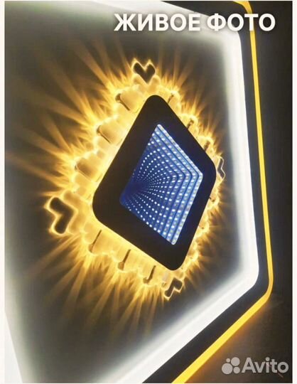 Люстра потолочная светодиодная с пультом