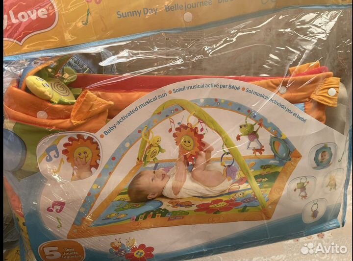 Развивающий коврик с музыкальной игрушкой