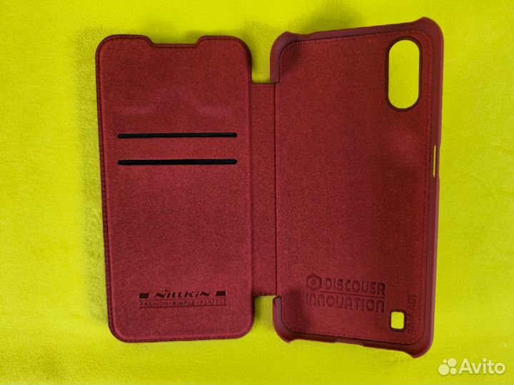 Чехол-книжка Leather Case Nillkin Samsung A01