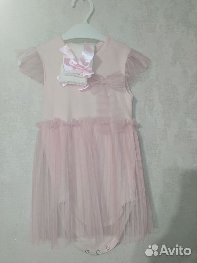 Платье боди для девочки 80 86