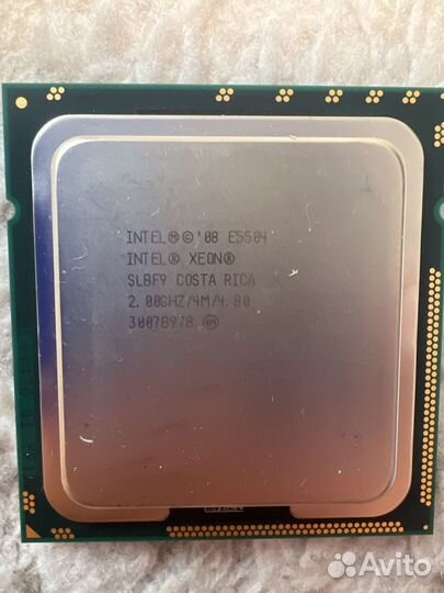 Процессор xeon e5504